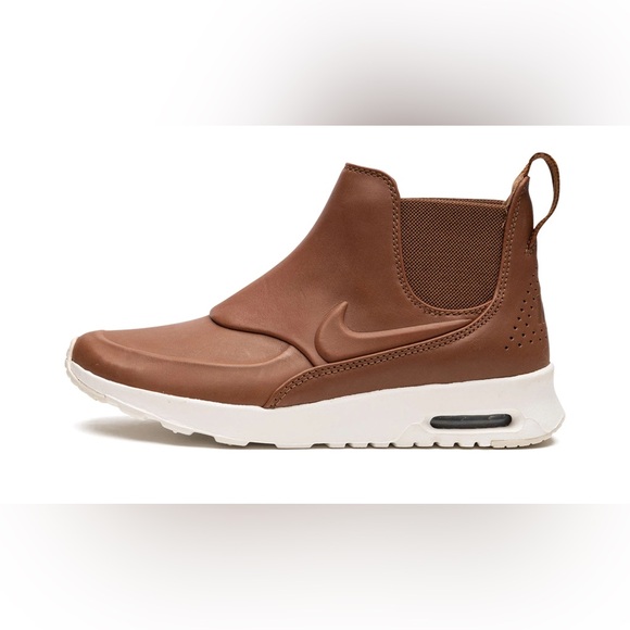 Nike air max thea mid leather chelsea boot sneakers tan womens size 8 - Picture 2 of 11
